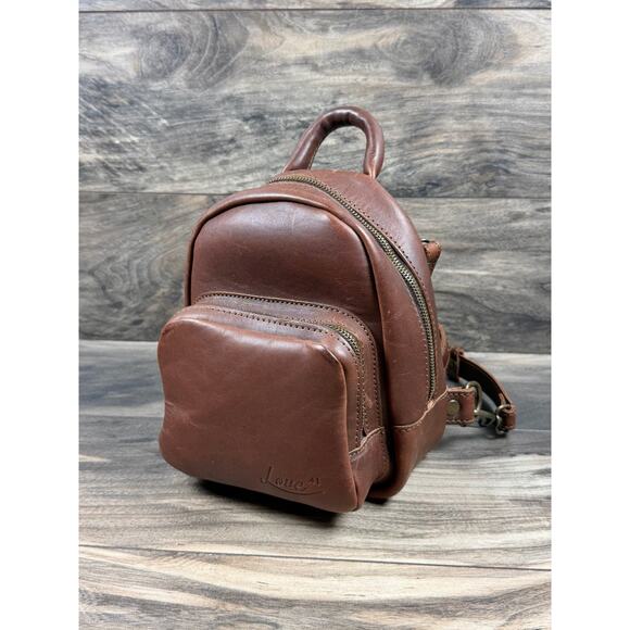 Saddleback Leather Love 41 Discontinued Mini Mini Convertible Backpack Coffee main image 13